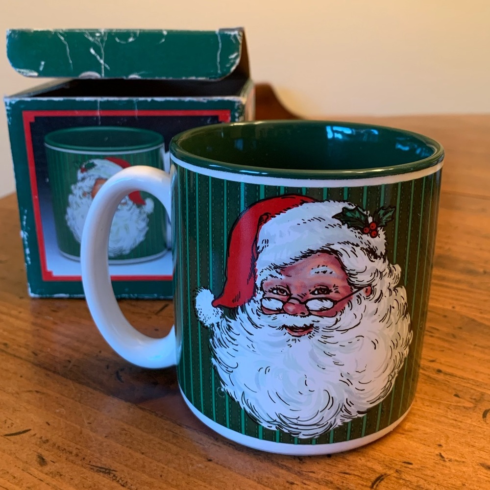Green Jolly Santa Mug Creative Concepts New in Box